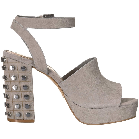 Fergie Jolie studded Block Heel Sandals - Picture 2 of 3